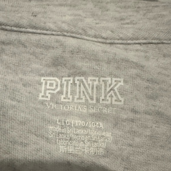 Victoria’s Secret Pink Pocket Plaid T-shirt - Picture 3 of 5